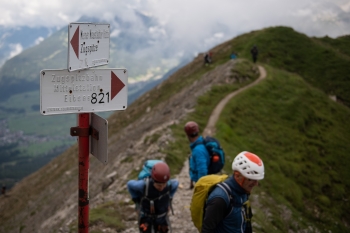 Besteigung der Zugspitze (2962m) über die Wiener Neustädter Hütte