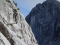 Sport climbing course in an alpine atmosphere below the Alpspitze