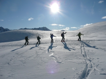 Ski touring weekend for beginners at the Kreuzeck (2 days)