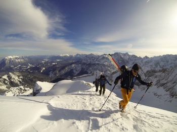 Guided Ski Touring to the top of the Alpspitz (1 day)