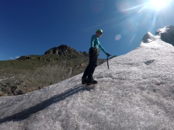 Glacier/mountaineering course for beginners at the Wildspitze
