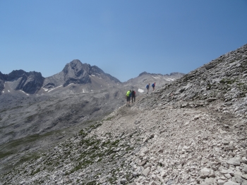 Bergwanderung auf die Zugspitze über das Gatterl