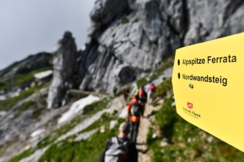 Klettersteigrunde über Alpspitze und Riffelscharte auf die Zugspitze (2,5 Tage)