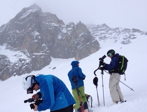 Filmaufnahmen mit Bergführern der Alpinschule Garmisch