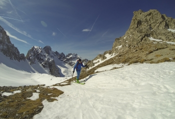 Skitourenklassiker Grünsteinumfahrung in Tirol