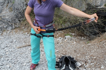 Beginners climbing and via ferrata near Nassereith