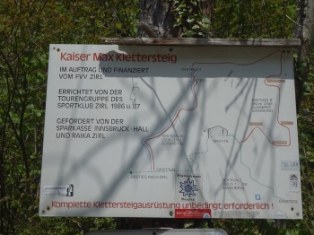 Kaiser Max Klettersteig an der Martinswand