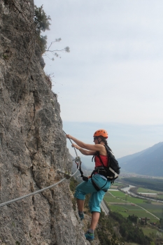 Geierwand-Klettersteig bei Haiming in Tirol