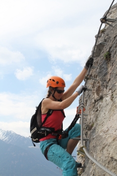 Geierwand-Klettersteig bei Haiming in Tirol