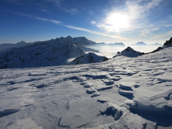 skitouring-course with ascension of the Monte Cevevale (4 days)