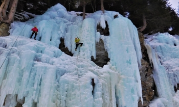 Ice climbing cours in the ice park "eastern tirol"