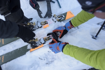 Skitourenkurs für Familien (1 Tag)