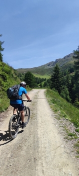 Geführte Mountainbiketour - Sunnseitn-Trail im Wipptal