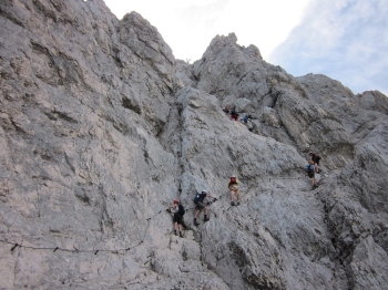 Klettersteigführung auf die Alpspitze am Mittwoch, 26.06.2024