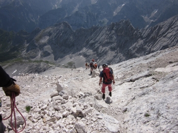 Klettersteigführung auf die Alpspitze am Mittwoch, 07.08.2024