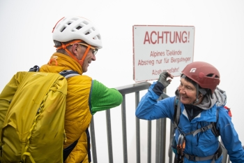 Auf die Zugspitze über die Wiener Neustädter Hütte am 21.08.2024