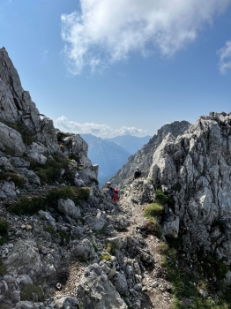 Klettersteigführung über den Mittenwalder Höhenweg am 10.08.2024