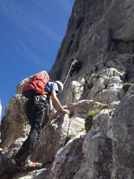 Alpinkletterkurs für Fortgeschrittene im Oberreintal vom 09.08 - 11.08.2024