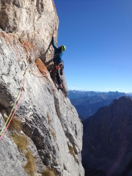 alpine climbing weekend for beginners at the Schüsselkar (3 Tage)