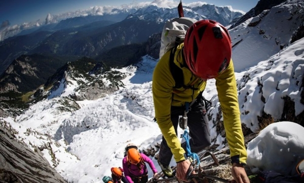 Winter ascent of the Alpspitze