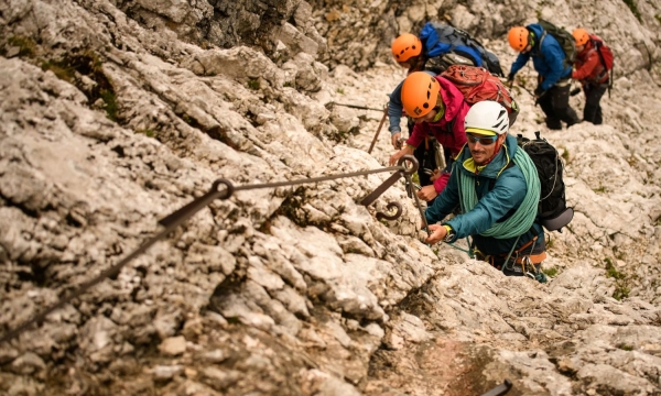 Exciting via ferrata tour for beginners on the Bernadeinkopf  12.09.2026