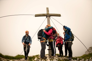 Exciting via ferrata tour for beginners on the Bernadeinkopf  12.09.2026