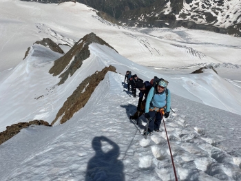 Ascent of the Wildspitze (3768m) via Breslauer Hut (2 days)